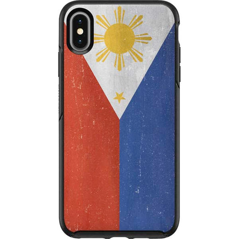 Philippines Flag Distressed Otterbox Symmetry iPhone Skin